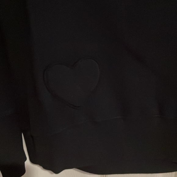 Vintage Y2K Juicy Couture "Juicy" sweatshirt with crest in black/silver size sm - Picture 6 of 6